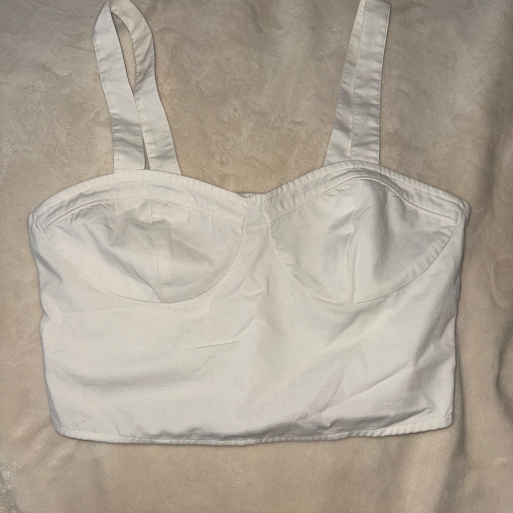 Hollister Crop Bustier Top